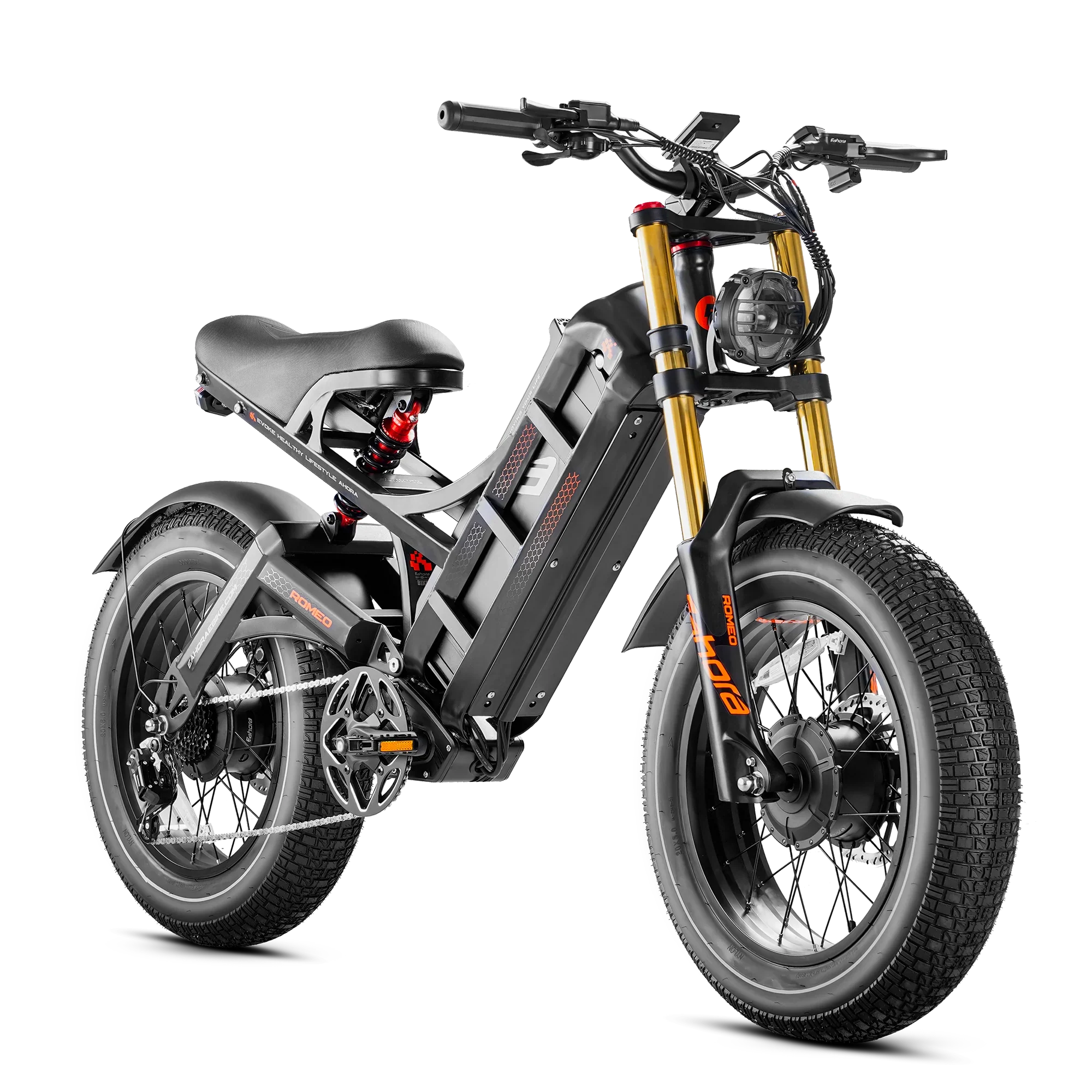 Eahora Romeo II E-Bike 20 zoll reifen 2500W (Dual Motor 2 x 1250W)