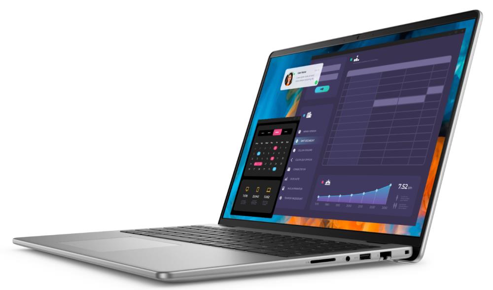 Notebook DELL Vostro 5640 CPU Core 7 150U 1800 MHz 16" 1920x1200 RAM 16GB DDR5 5200 MHz SSD 1TB Intel Graphics Integrated ENG Card Reader SD Windows 11 Pro Titanium Grey 1.87 kg N1004VNB5640EMEA01