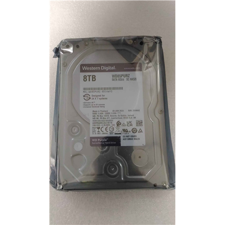SALE OUT. | Western Digital Surveillance Hard Drive | Purple Surveillance WD85PURZ | 5640 RPM | 8000 GB | REFURBISHED