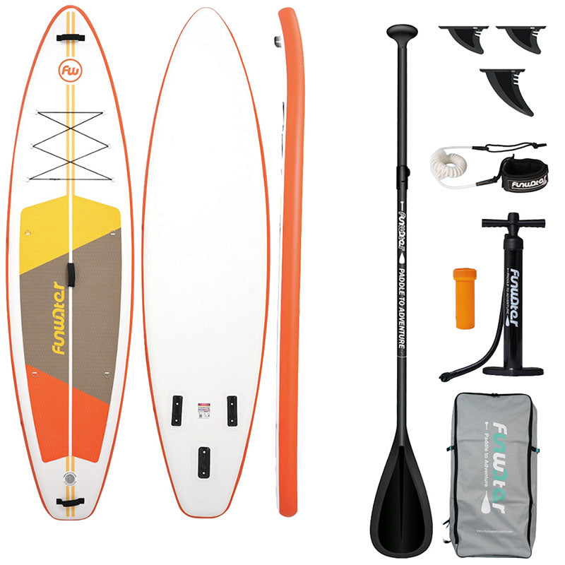 FunWater SUP paddleboard SUPFW69B 3,35m (orange-white) - Image 1