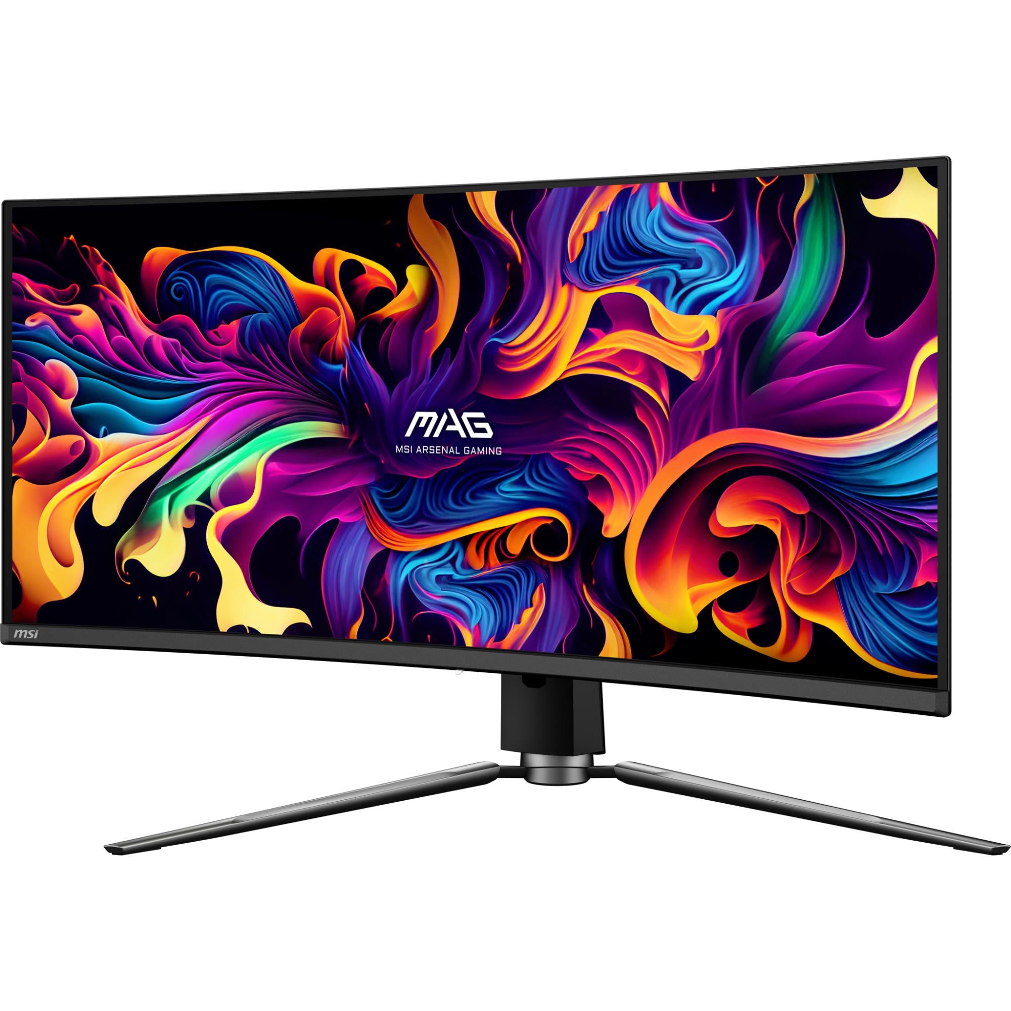 LCD Monitor MSI 34" Curved/21 : 9 Panel QD-OLED 3440x1440 21:9 175Hz Matte 0.03 ms Swivel Height adjustable Tilt Colour Black MAG341CQPQD-OLED