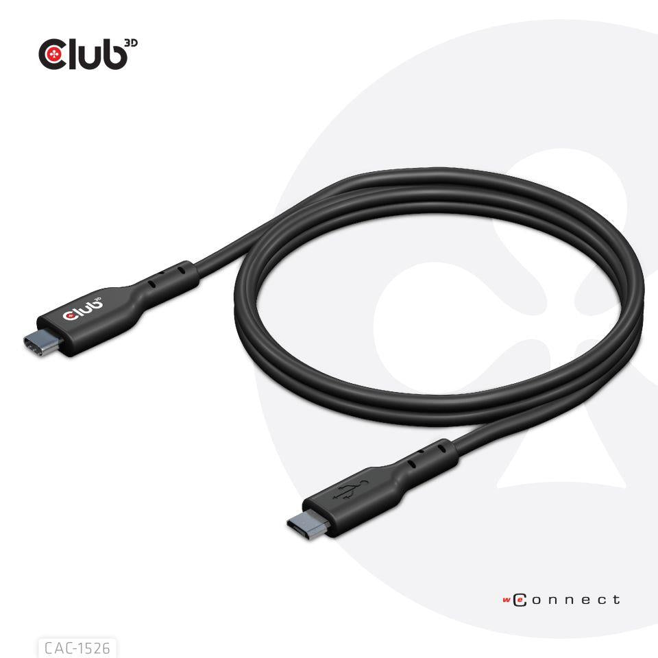 CABLE USB TO MICRO USB 1M/M/M CAC-1526 CLUB3D
