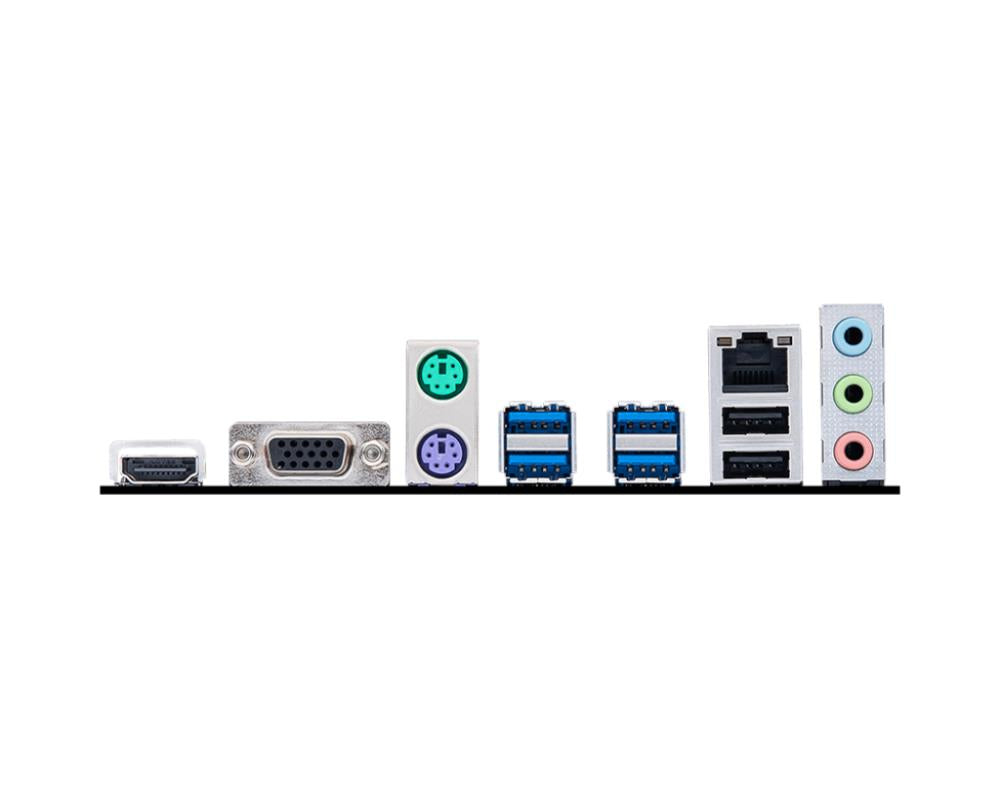 Mainboard MSI AMD A620 SAM5 Micro-ATX Memory DDR5 Memory slots 2 1xPCI-Express 3.0 1x 1xPCI-Express 4.0 16x 1xM.2 1x15pin D-sub 1xHDMI 2xUSB 2.0 4xUSB 3.2 2xPS/2 1xRJ45 3xAudio port PROA620M-B