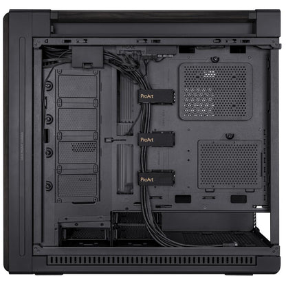 Case|ASUS|ProArt PA602 Wood Edition - Tempered Glass Panel|MidiTower|Case product features Transparent panel|ATX|EATX|MicroATX|MiniDTX|MiniITX|Colour Black|PROARTPA602WOODTGPWM