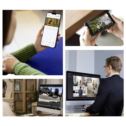 Reolink 4K Dual-Band Wi-Fi 6 Indoor Camera with Auto Tracking | E Series E340 | PTZ | 8 MP | 2.8-8mm/F1.6 | Micro SD, Ma