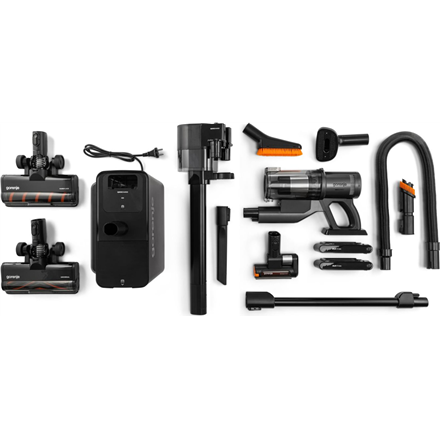 Gorenje Vacuum cleaner | SVC296749NEBL | Cordless operating | Handstick 2in1 | 550 W | 29.6 V | Anthracite | Operating t