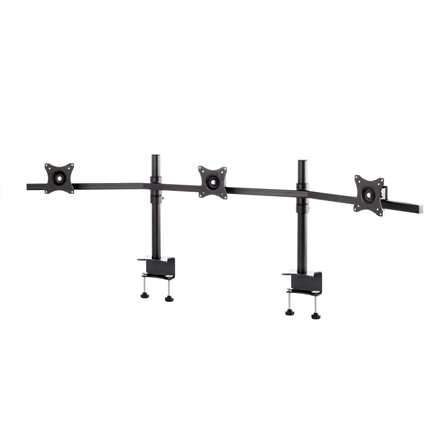 EDBAK SV11 desk mount for three 19 “-27” monitors, curved | EDBAK