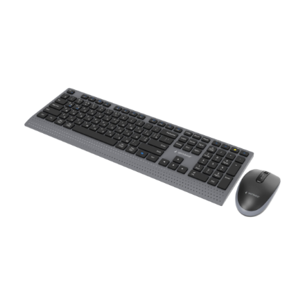 Gembird KBS-WPS-02-CYRL | Keyboard and Mouse Set | Wireless | Cyrillic | Bluetooth | Black