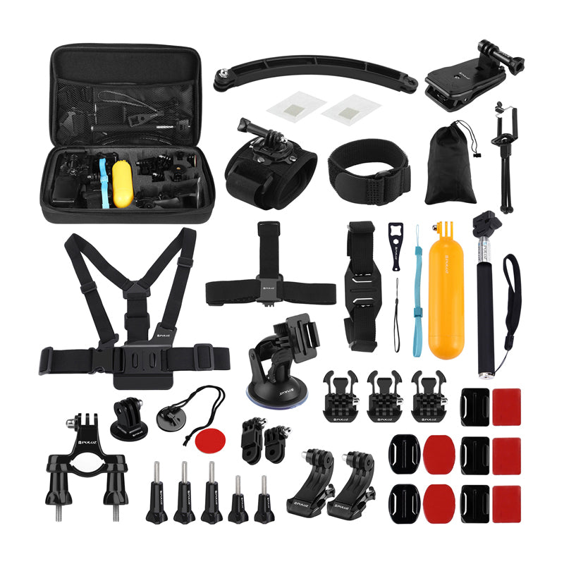 Set of 50 Puluz accessories for sports cameras PKT39 - Image 1