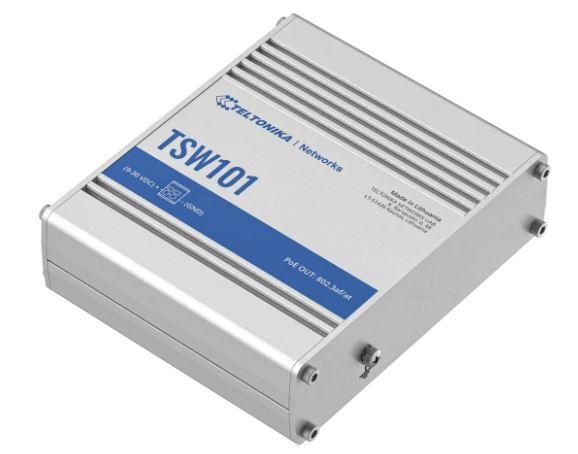 Switch TELTONIKA TSW101 5xRJ45 PoE ports 4 60 Watts TSW101