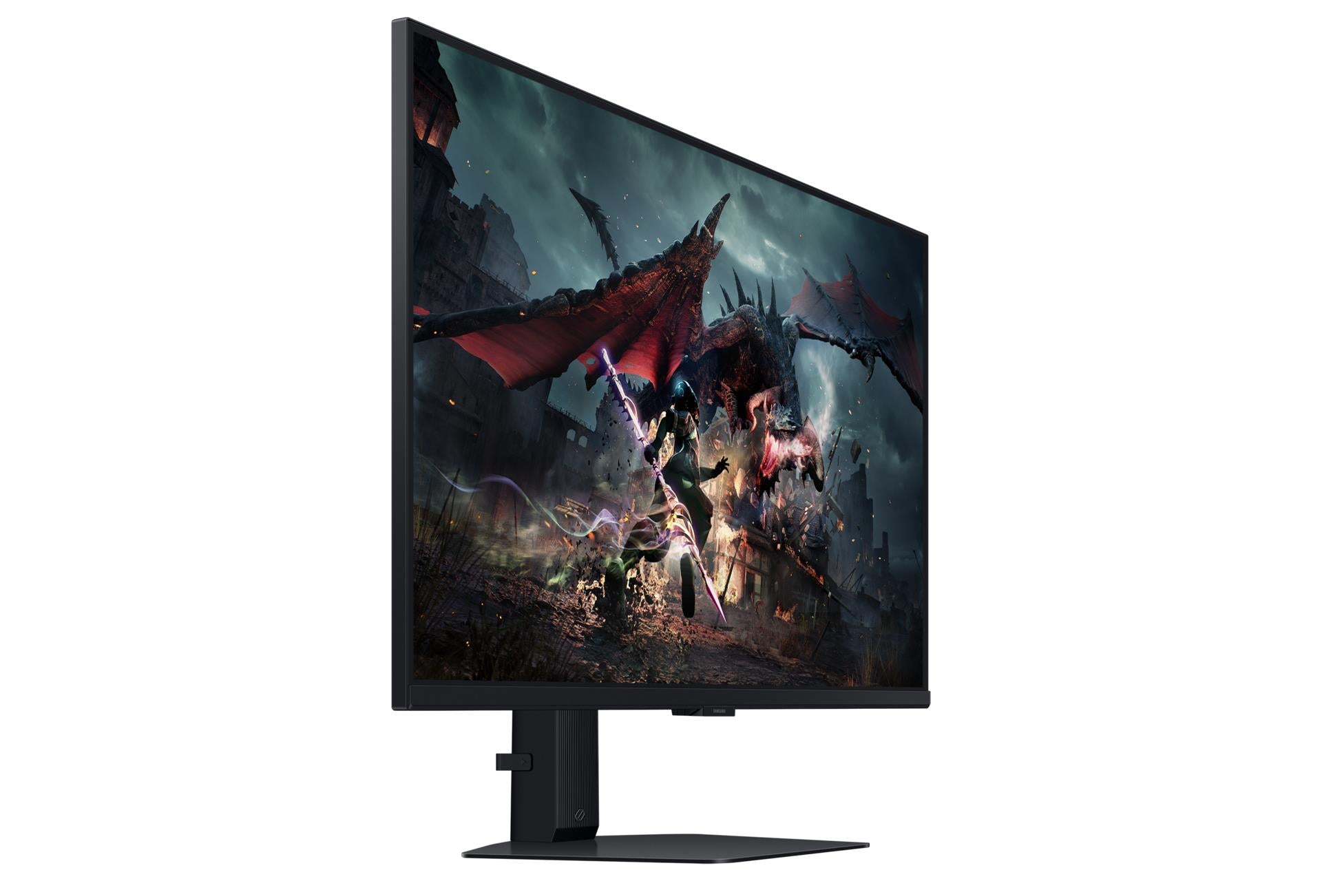 LCD Monitor SAMSUNG 32" Panel IPS 2560x1440 16:9 180Hz 1 ms Swivel Pivot Height adjustable Tilt Colour Black LS32DG500EUXEN