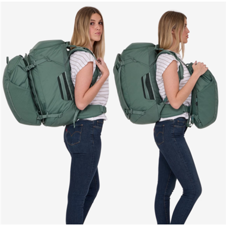 Thule | Landmark, 60 L | Women's travel pack | Hazy Green