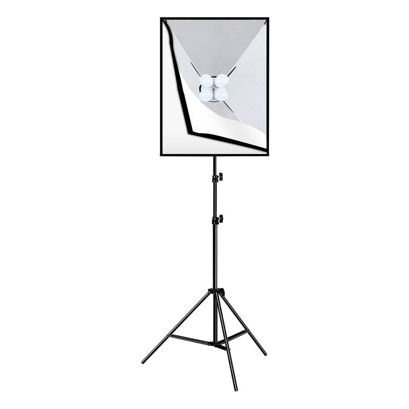 Studio set Puluz softbox 50x70cm, tripod, LED bulb 4 pcs PU5071EU - Image 1
