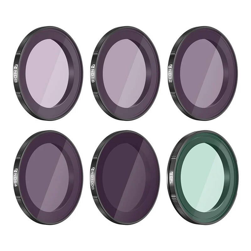 Set of 6 filters Freewell for DJI Action 4 - Image 1