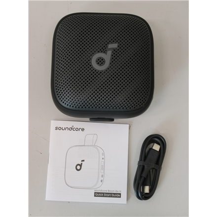 SALE OUT. Anker Soundcore Boom Go 3i Portable Bluetooth Speaker, Black | Anker Soundcore Speaker | Boom Go 3i | Warranty
