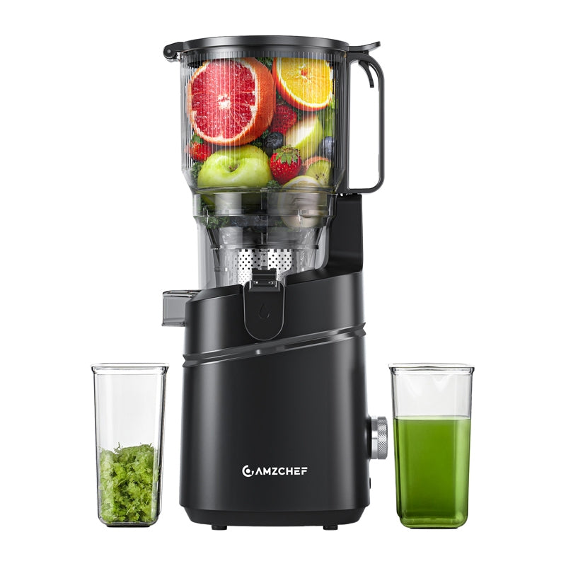 AMZCHEF SJ-036CBK Slow Juicer (Black) - Image 1