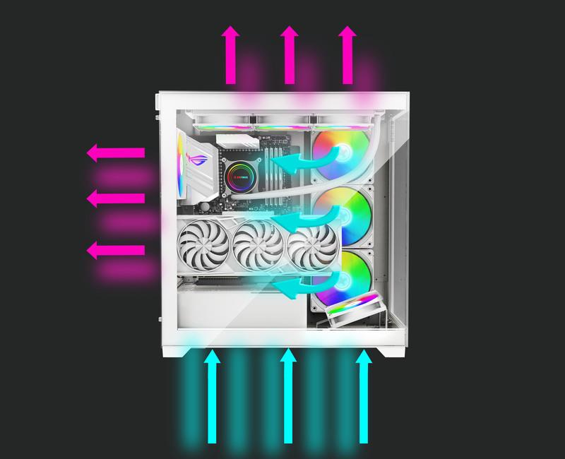 Case XILENCE ATX/micro ATX/Mini-ITX White Midi Tower PC X818.W.ARGB