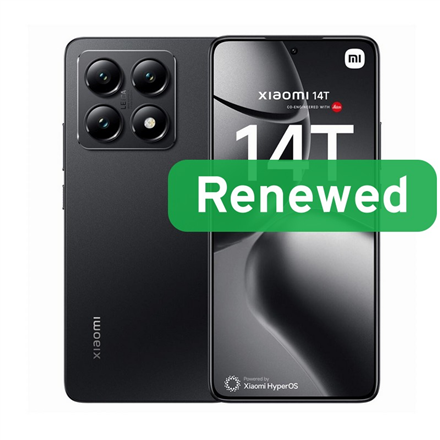 Xiaomi Renewed | Grade A | 14T | 256 GB | Titan Black | 5G | O