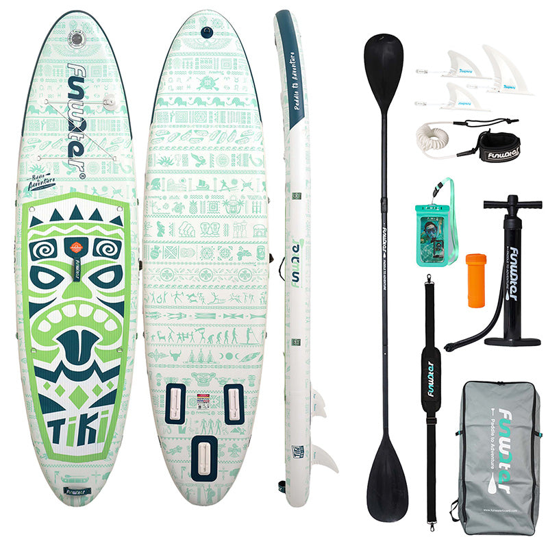 FunWater SUP paddleboard SUPFW05D Tiki 3,2m (green) - Image 1
