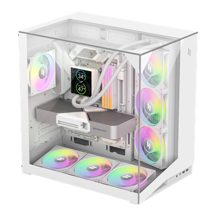 Gamemax Case | NEX C56 VC WH | ATX
