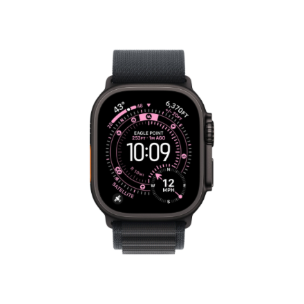 Apple 49mm Black Alpine Loop - Large - Black Titanium Finish | Apple