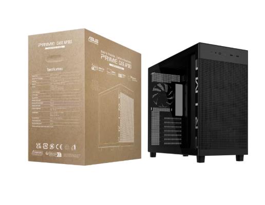 Case ASUS ATX/micro ATX/Mini-ITX Black/Transparent Midi Tower PC PRIME AP303 TG BLACK 90DC00V0-B39010