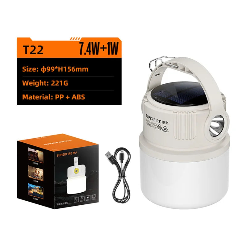 Lampka kempingowa T22 Superfire - Image 2