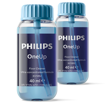Philips Floor cleaner detergent | XV1892/02 OneUp | 2x40 ml