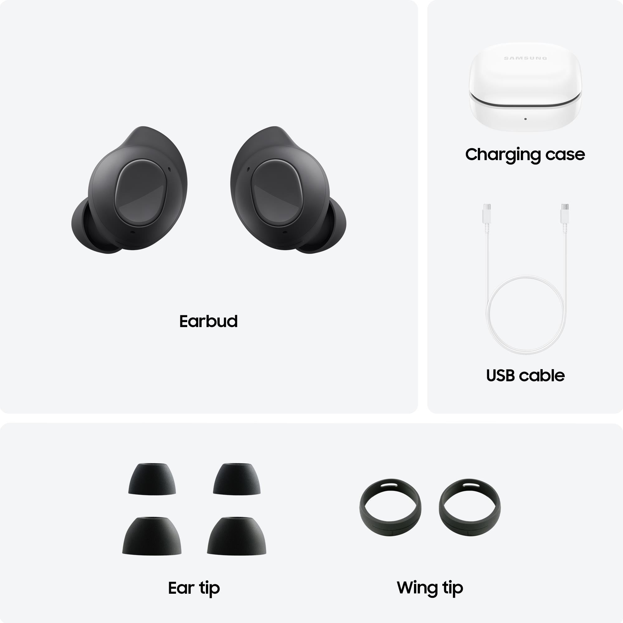 HEADSET GALAXY BUDS FE/GRAPHITE SM-R400 SAMSUNG