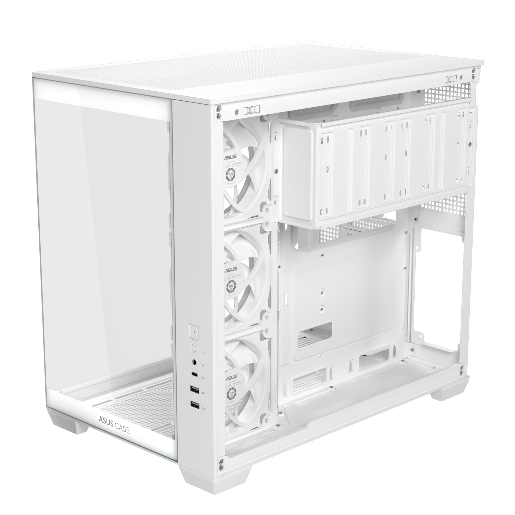 Case ASUS ATX/micro ATX/Mini-ITX White PC A32 Plus TG ARGB White 90DC00S3-B19000
