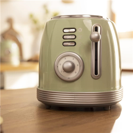 Cecotec Toaster | Toast&Taste 800 Vintage | Power 850 W | Number of slots 2 | Housing material Stainless steel | Light G