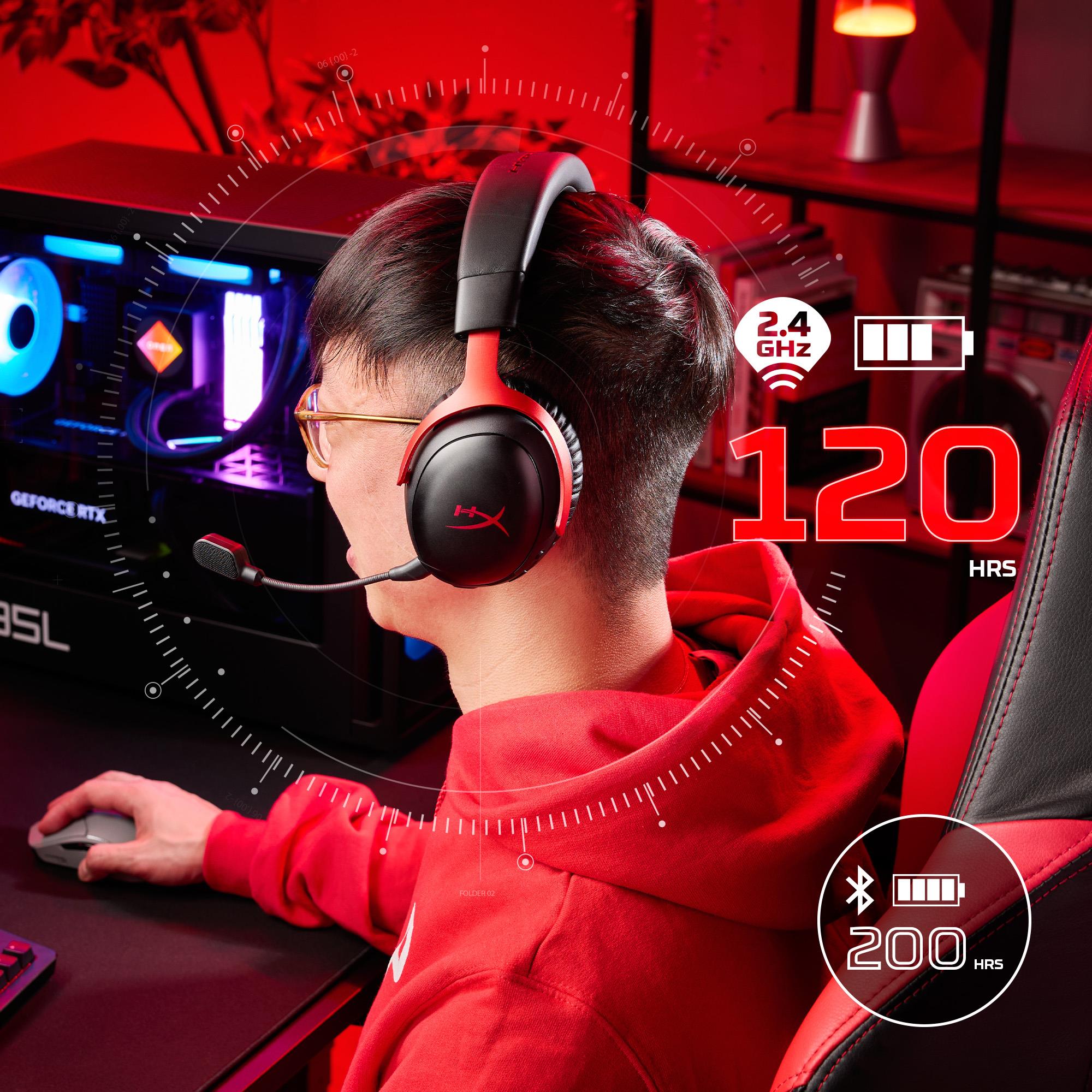 HEADSET HYPERX CLOUD III S WRL/WL BK GAM A59YZAA HYPERX