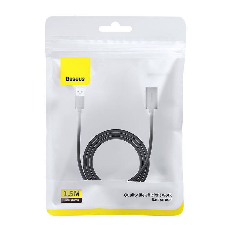 USB 3.0 Extension cable Baseus male to female, AirJoy Series, 1.5m (black) - Product Image 8