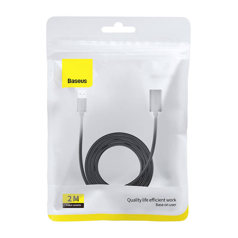 USB 3.0 Extension cable Baseus male to female, AirJoy Series, 2m (black) - Product Image 8