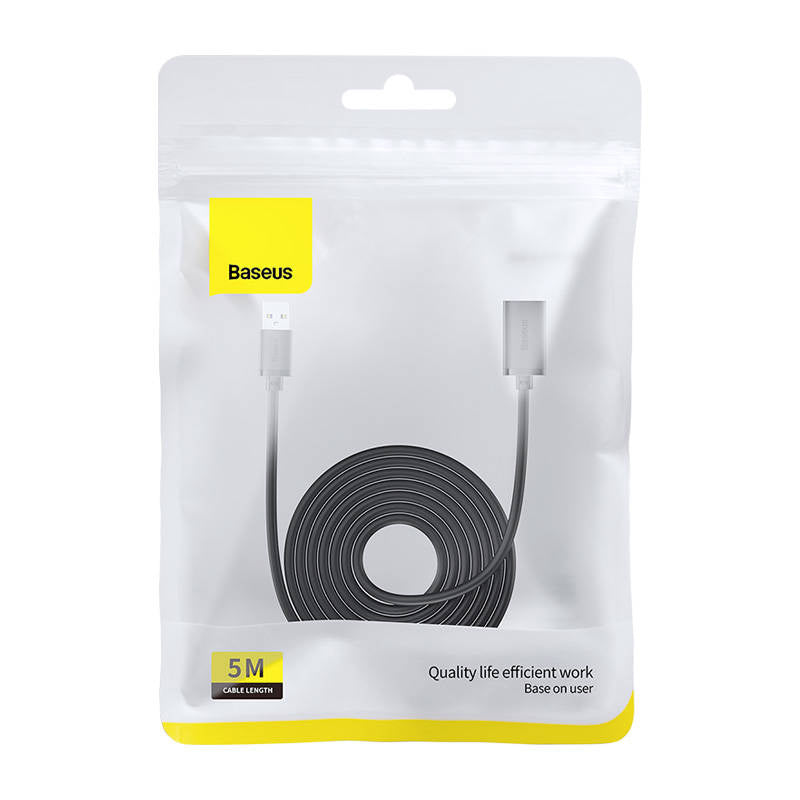 USB 3.0 Extension cable Baseus male to female, AirJoy Series, 5m (black) - Product Image 8