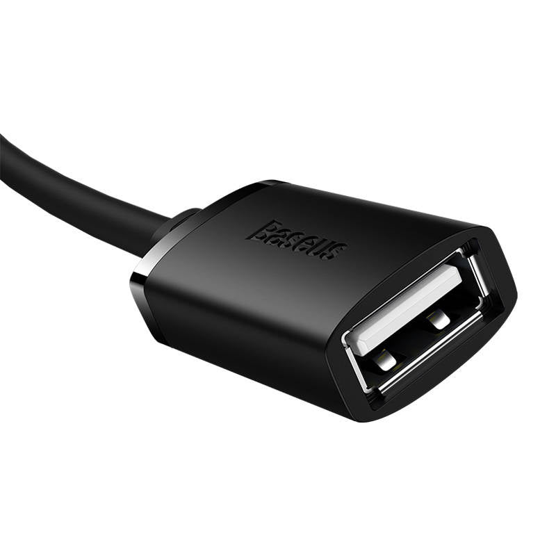 USB 2.0 Extension cable Baseus male to female, AirJoy Series, 0.5m (black) - Product Image 4