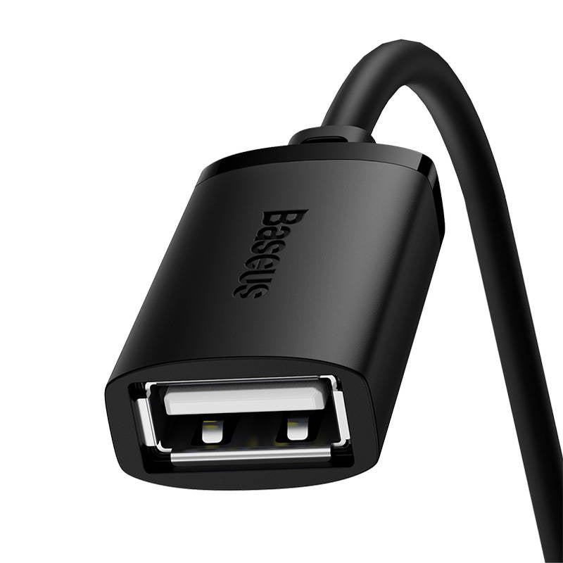 USB 2.0 Extension cable Baseus male to female, AirJoy Series, 0.5m (black) - Product Image 6