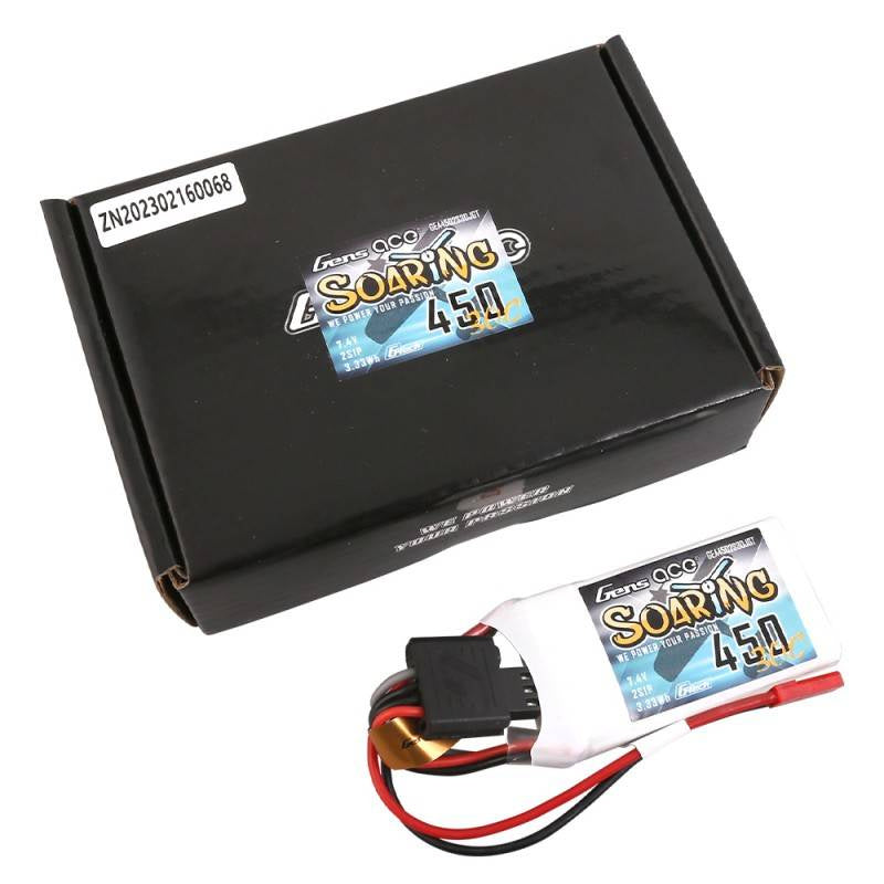 Akku Gens ace G-Tech Soaring 450mAh 7,4V 30C 2S1P JST-SYP