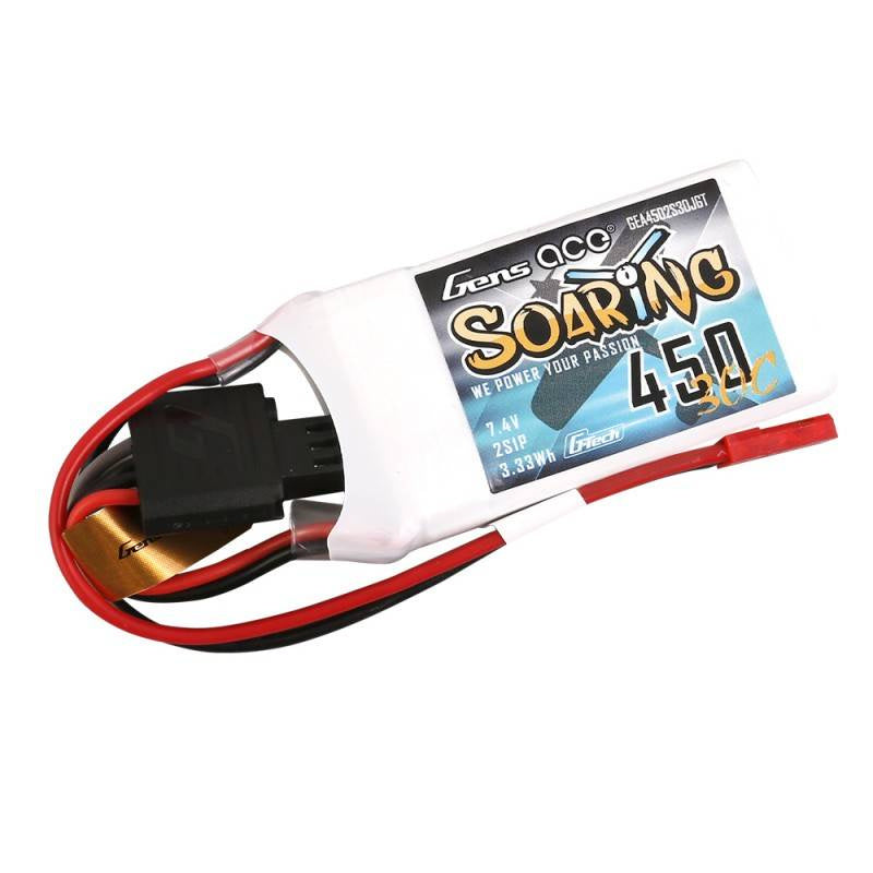 Akku Gens ace G-Tech Soaring 450mAh 7,4V 30C 2S1P JST-SYP