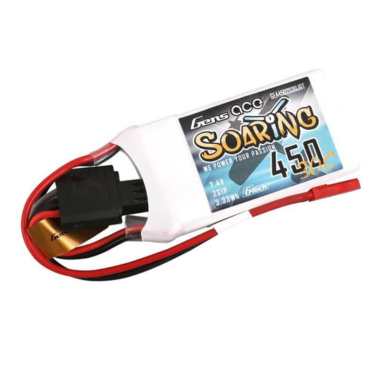 Akku Gens ace G-Tech Soaring 450mAh 7,4V 30C 2S1P JST-SYP