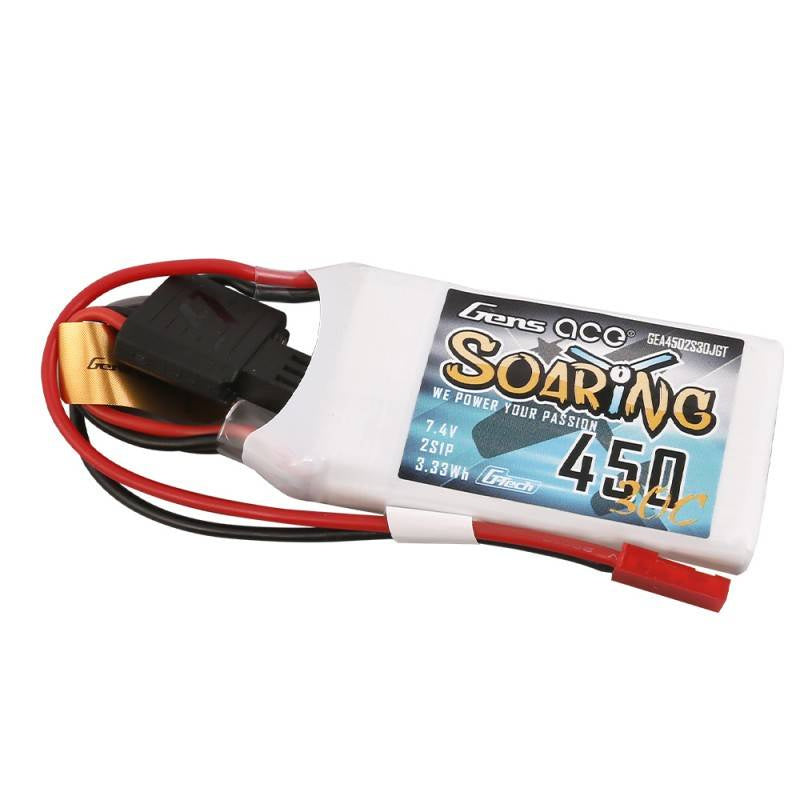 Akku Gens ace G-Tech Soaring 450mAh 7,4V 30C 2S1P JST-SYP