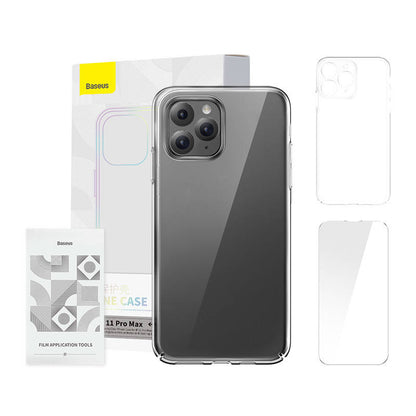 Case Baseus Crystal Series for iPhone 11 pro max (clear) + tempered glass + cleaning kit - Product Image 1