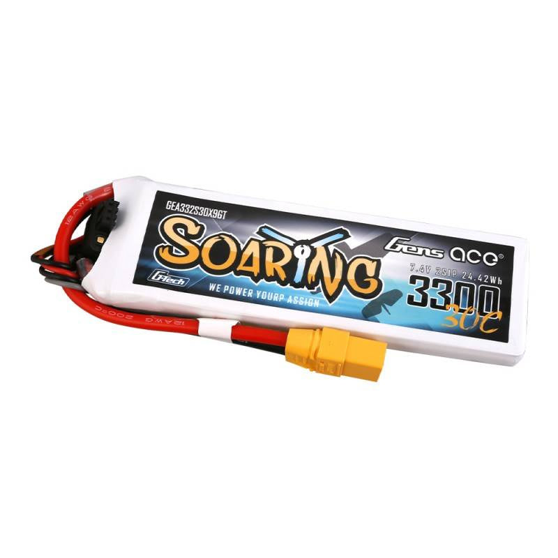 Batterie Gens Ace G-Tech Soaring 3300mAh 7,4V 30C 2S1P XT90