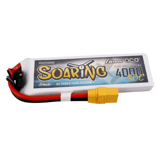Batterie Gens Ace G-Tech Soaring 4000mAh 7,4V 30C 2S1P XT90