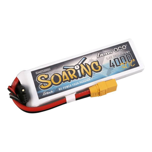 Batterie Gens Ace G-Tech Soaring 4000mAh 7,4V 30C 2S1P XT90