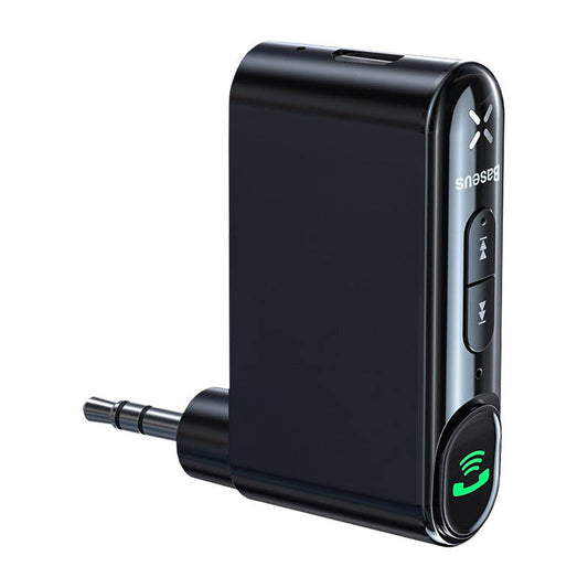 Baseus Qiyin AUX Car Bluetooth Receiver Black - Product Image 2