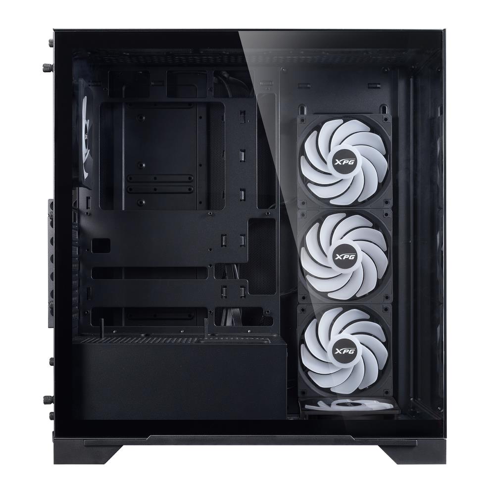 Case ADATA INVADER X BTF MidiTower Case product features Transparent panel ATX MicroATX MiniITX Colour Black INVADERXBTFMT-BKCWW
