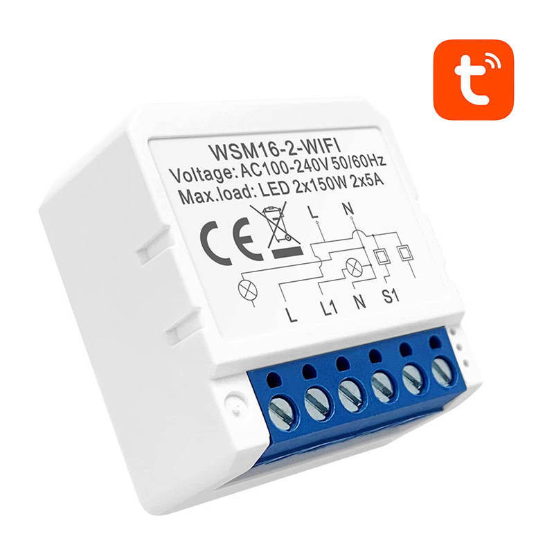 Smart Switch Module WiFi Avatto WSM16-W2 TUYA - Product Image 3