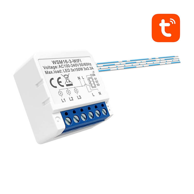 Smart Switch Module WiFi Avatto WSM16-W3 TUYA - Product Image 3