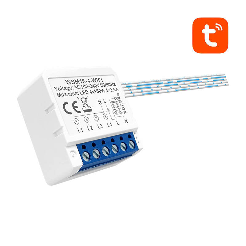 Smart Switch Module WiFi Avatto WSM16-W4 TUYA - Product Image 3